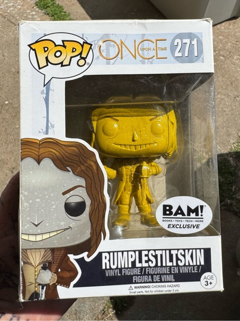 Funko Pop! Television Once Upon a Time Rumplestiltskin (Gold) #271 vinyl figure